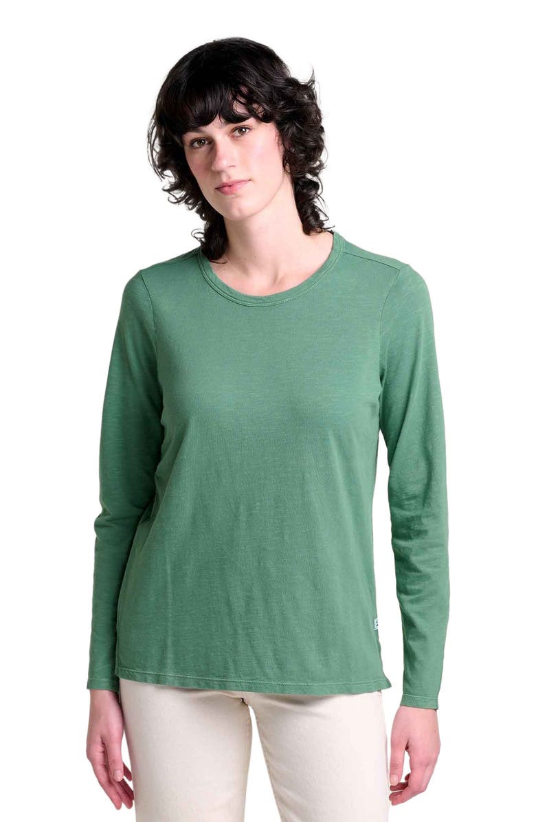 Toad & Co Women's Primo Long Sleeve Crew, Main, color, Ivy