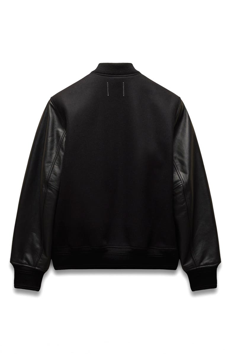 Reigning Champ Wool & Cashmere Award Jacket, Alternate, color, Black