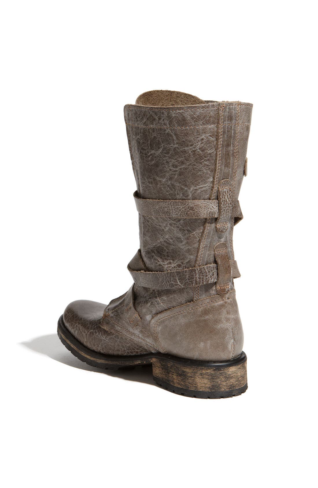 'Banddit Buckle' Boot, Alternate, color, STONE LEATHER