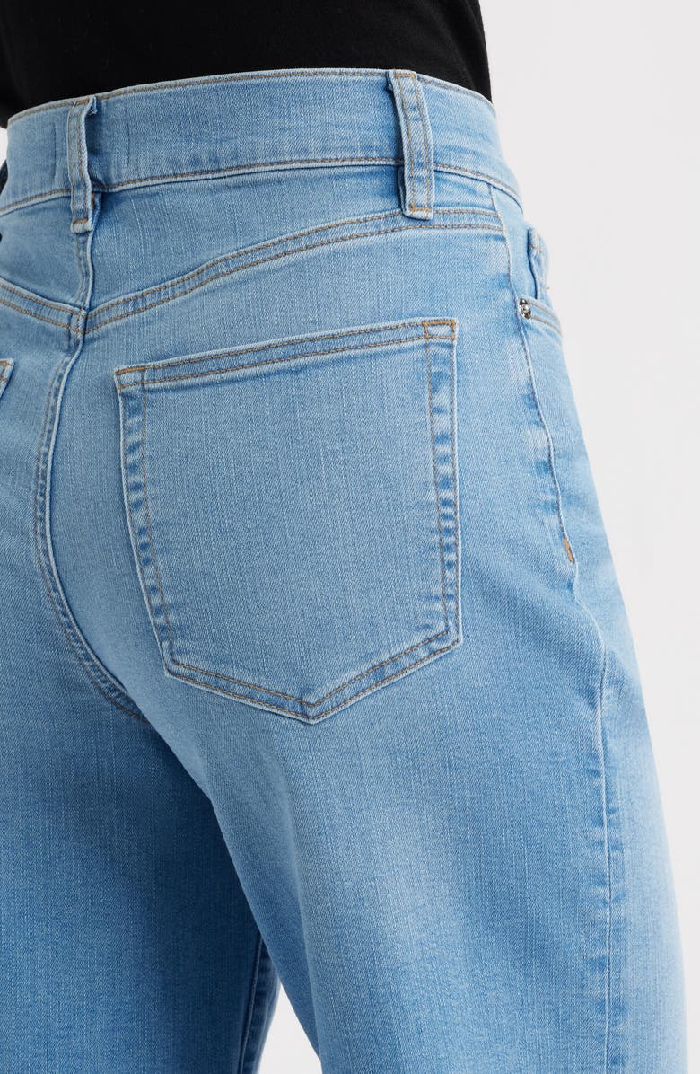 FRAME Long Le Slim Palazzo High Waist Wide Leg Jeans, Alternate, color, Honeymoon