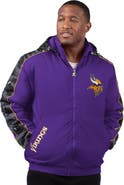 STARTER Men's Starter Purple Minnesota Vikings Thursday Night Gridiron Full-Zip Jacket