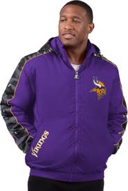 STARTER Men's Starter Purple Minnesota Vikings Thursday Night Gridiron Full-Zip Jacket