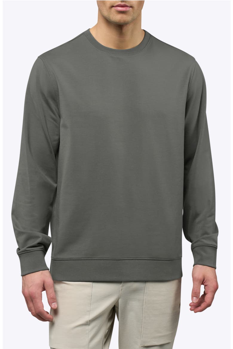 Hyperloop Split Hem Sweatshirt, Main, color, CASTOR GREY