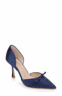Jewel Badgley Mischka Terresa d'Orsay Pointed Toe Pump