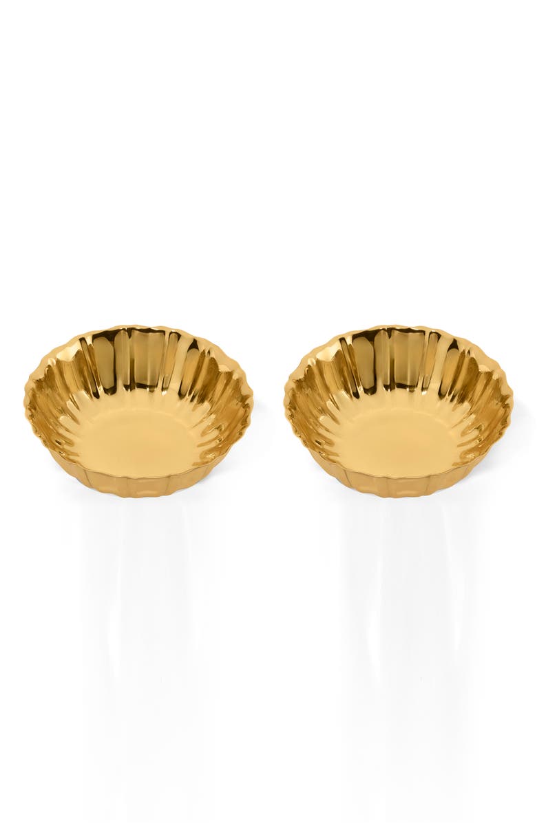 Aerin Mairie Set of Two Small Bowls, Alternate, color, Brass