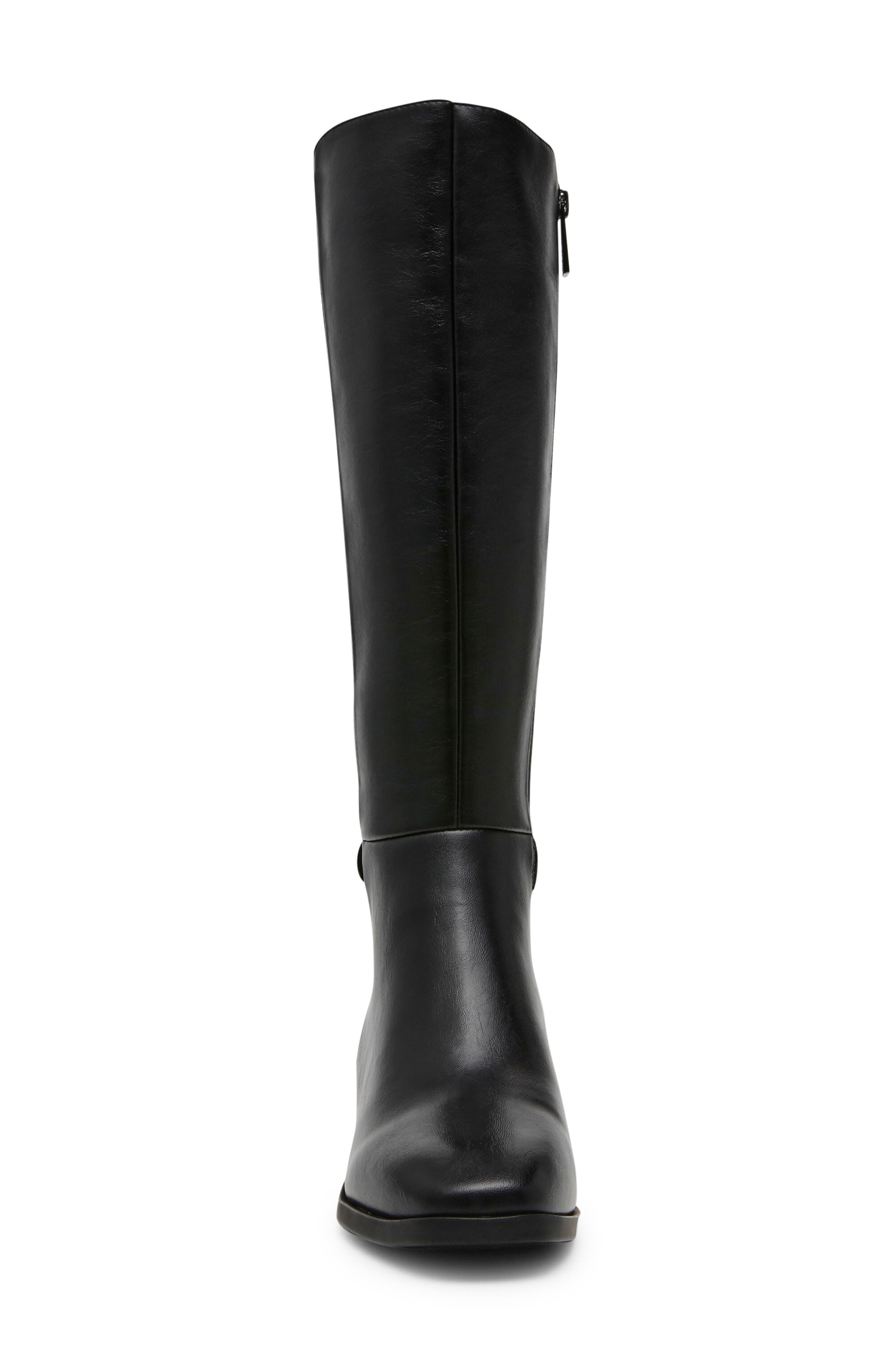 Anne Klein Candela Riding Boot, Alternate, color, Black Pu