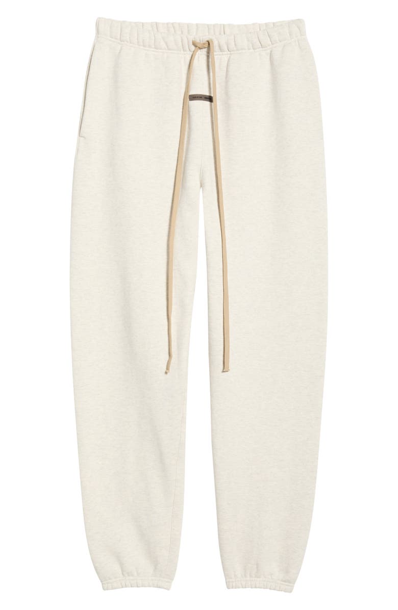 Fear of God Essentials Classic Cotton Fleece Sweatpants, Main, color, Oatmeal Heather
