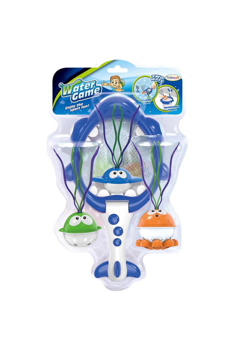 Net The Fish Water Game, Shark Net, 3 Fish, Bath & Pool Toy 3+, Main, color, Multicolored