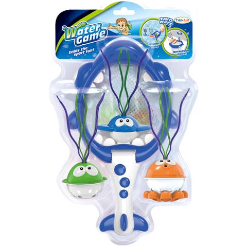 Net The Fish Water Game, Shark Net, 3 Fish, Bath & Pool Toy 3+