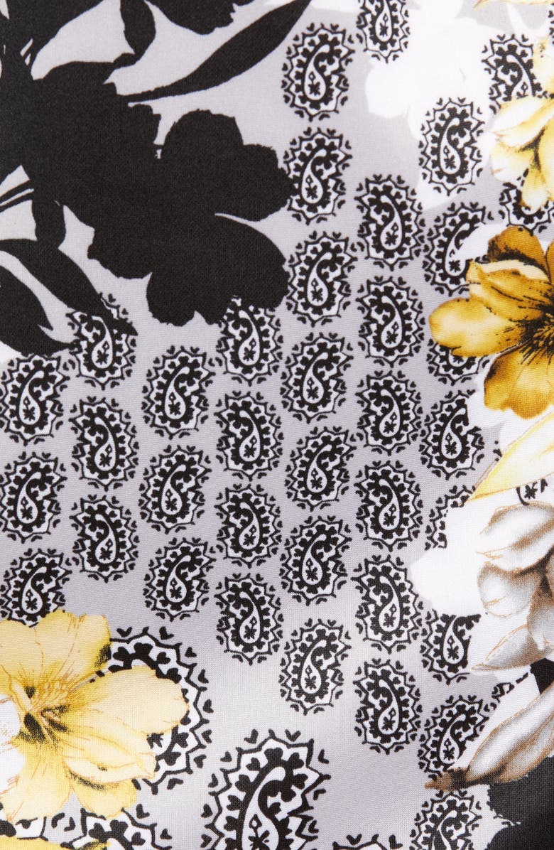 Connected Apparel Cap Sleeve Sheath Dress, Alternate, color, 