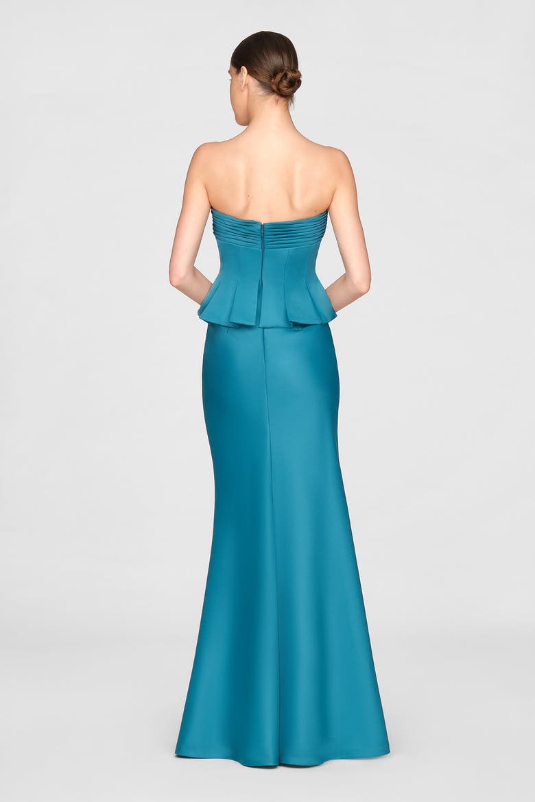 Sydney Strapless Gown, Alternate, color, NIGHT SWIM