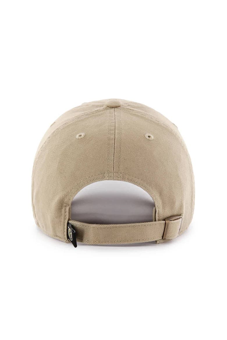 Men's '47  Khaki Vegas Golden Knights Logo Clean Up Adjustable Hat, Alternate, color, Khaki