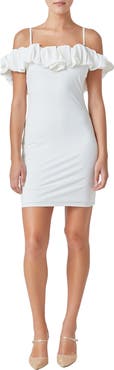 Endless Rose Bubble Off the Shoulder Minidress