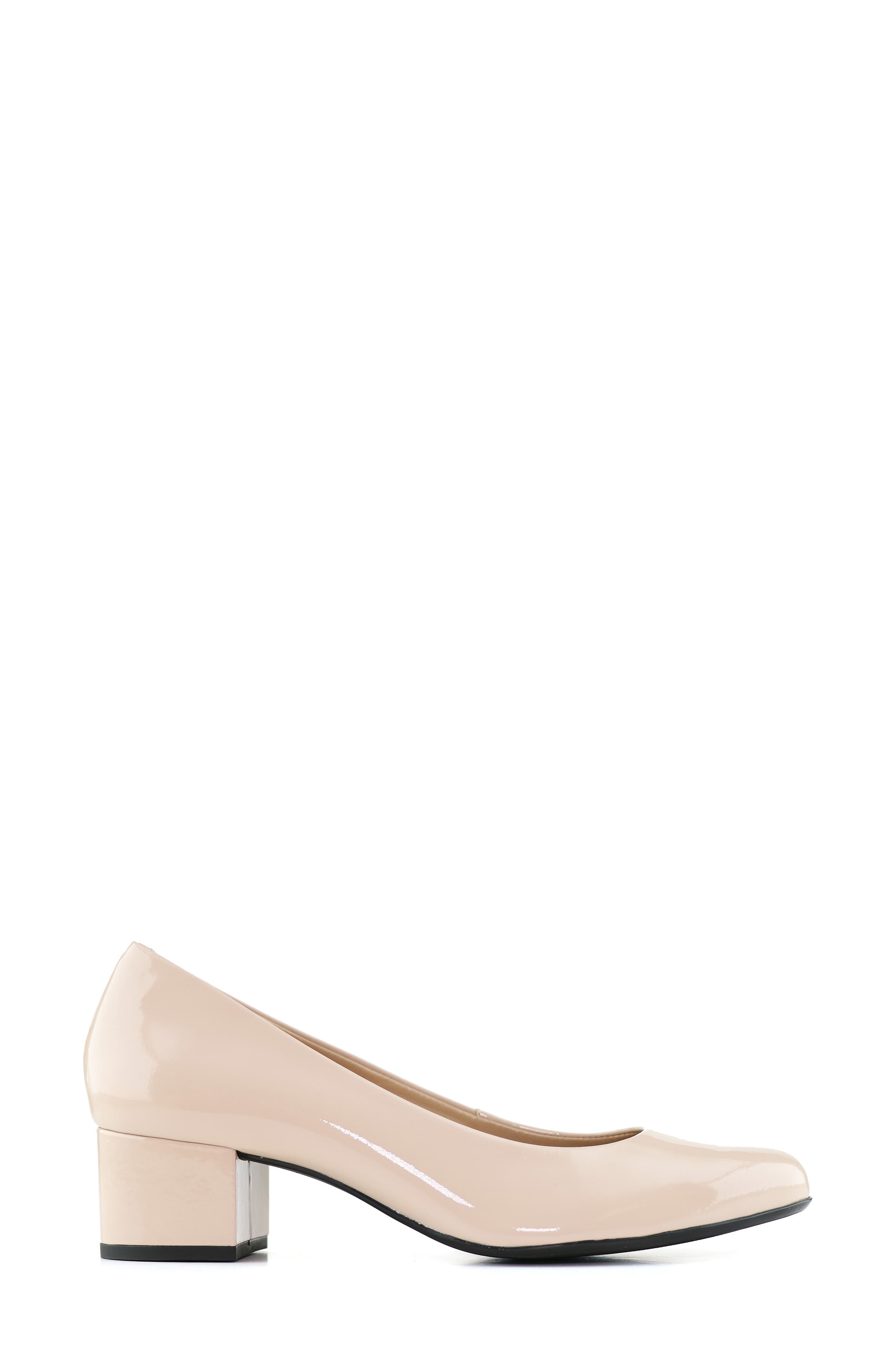 Marc Joseph New York Broad Street Patent Leather Pump, Alternate, color, Nude Soft Patent