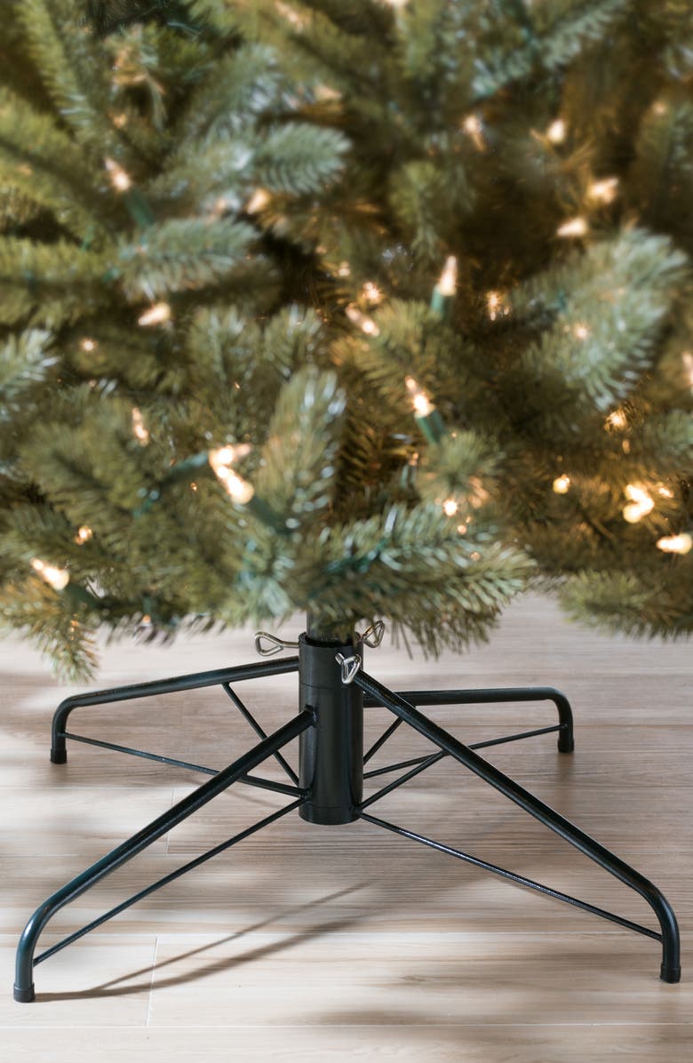 Balsam Hill Vermont White Spruce Pre-Lit Artificial Tree, Alternate, color, Led Clear