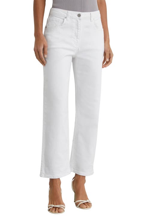 Selin Crop Straight Leg Jeans (Petite)