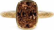 Sterling Forever Sterling Silver Mini Chocolate Cubic Zirconia Ring