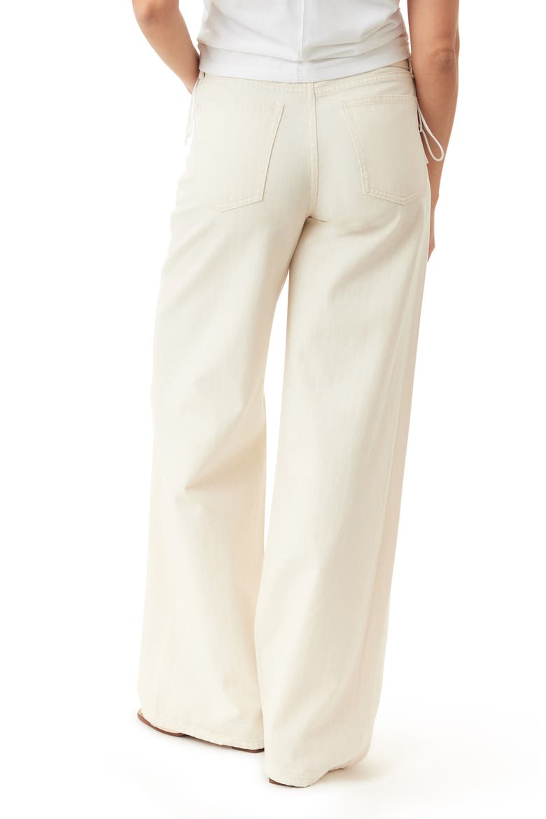Brynn High Waist Wide Leg Jeans, Alternate, color, SAND STRIPE