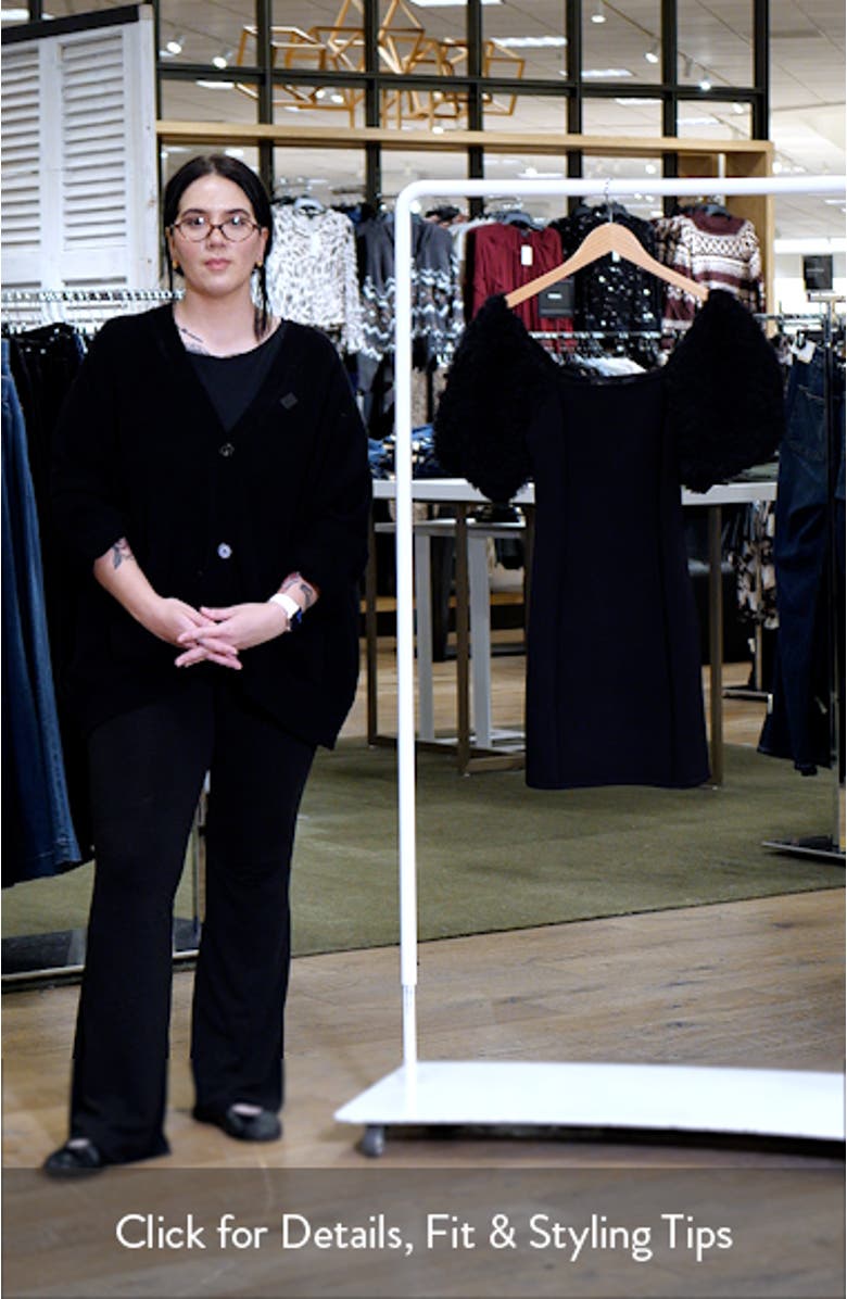 Tulle Puff Sleeve Minidress, sales video thumbnail