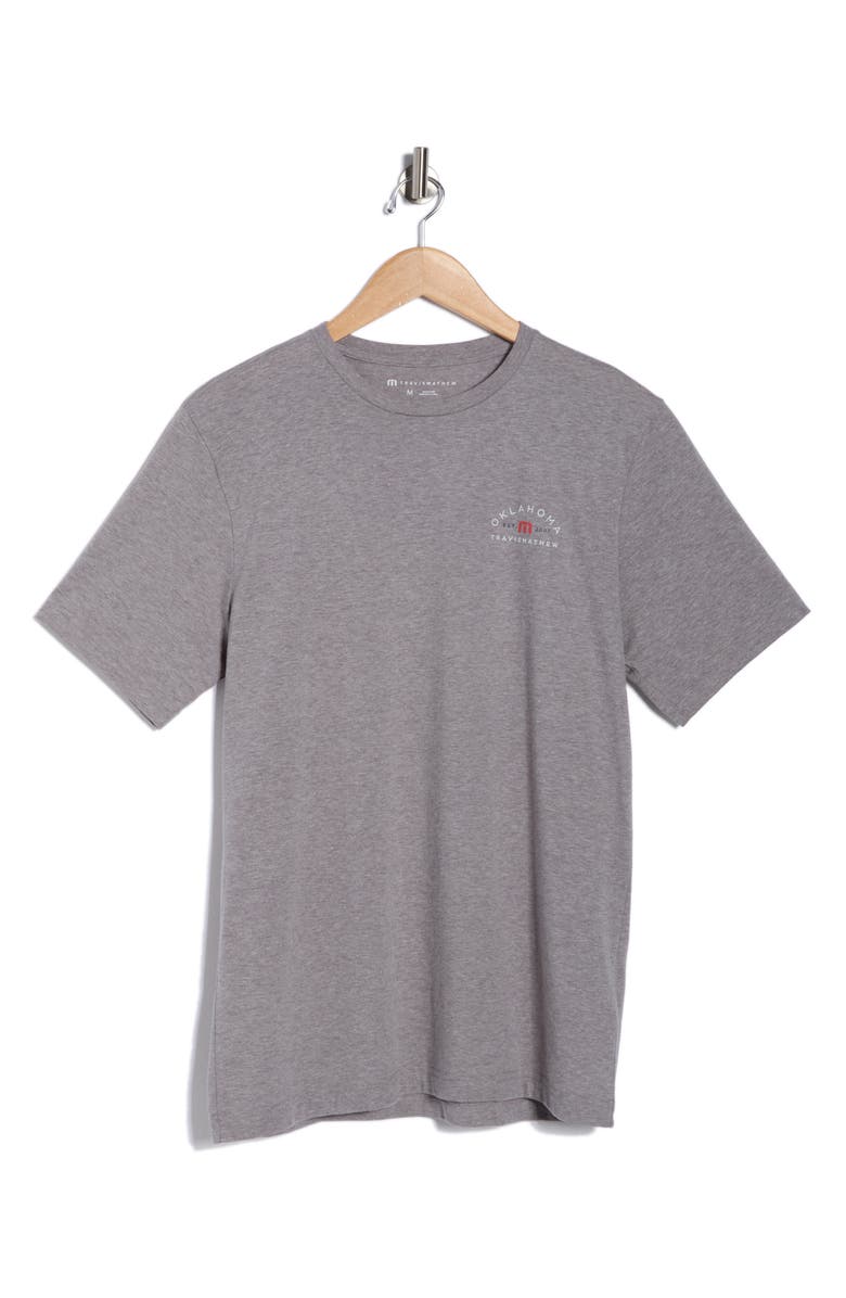 TravisMathew Small Detour Cotton Graphic T-Shirt, Main, color, Heather Medium Grey