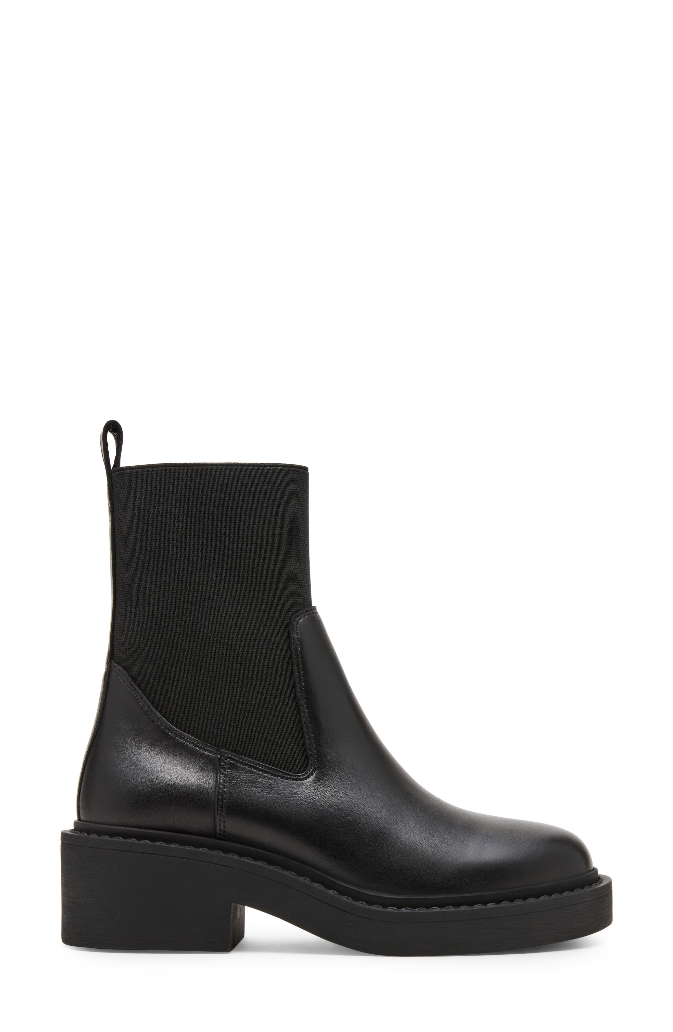Blondo Frankie Waterproof Chelsea Boot, Alternate, color, Black Leather