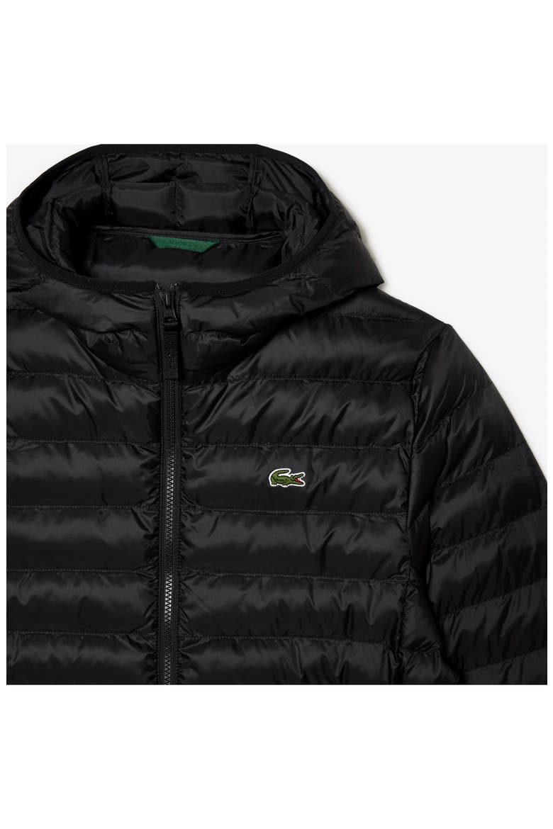 Quilted Puffer Coat, Alternate, color, 031 NOIR