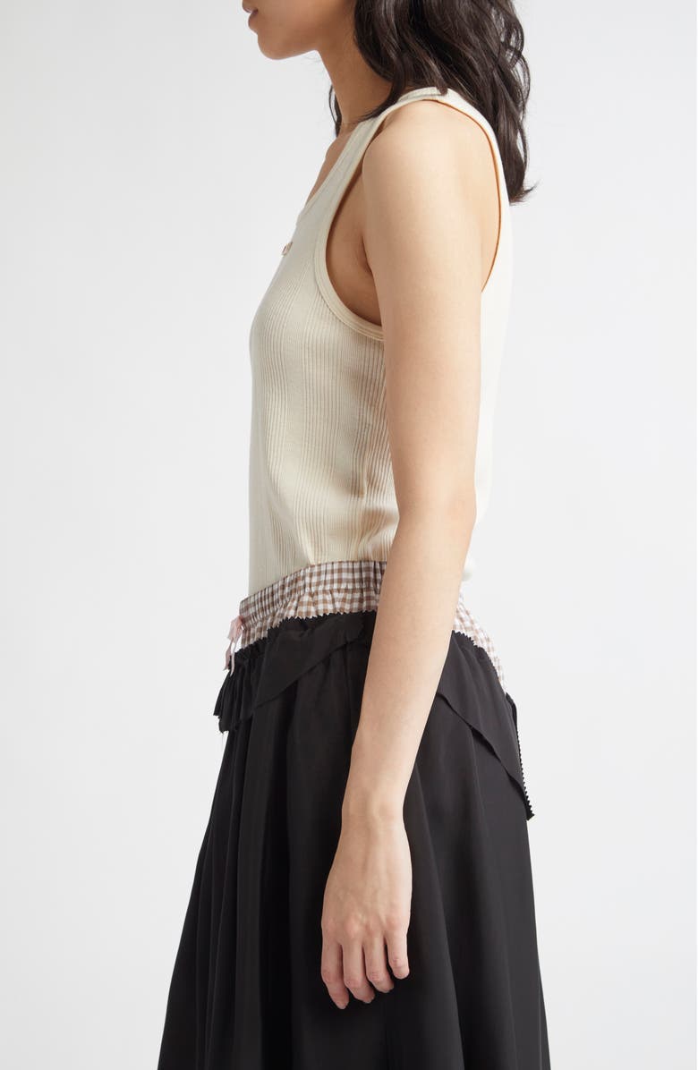 Maison Margiela Rib Tank, Alternate, color, 