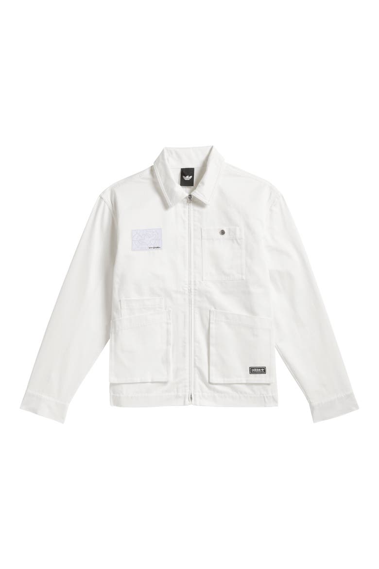 x Skateboarding Mark Gonzales Jacket, Alternate, color, CORE WHITE