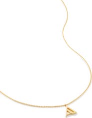 Monica Vinader Initial Pendant Necklace
