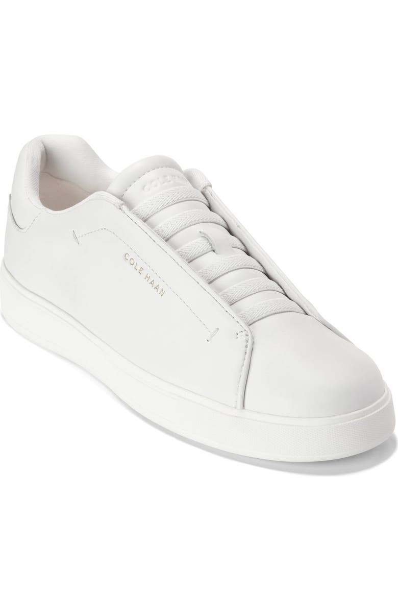 Cole Haan GrandPro Luxe Slip-On Sneaker, Main, color, White Leather