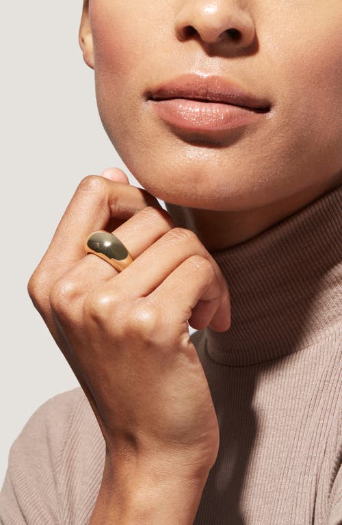 Ana Luisa Noa Domed Band Ring In Gold