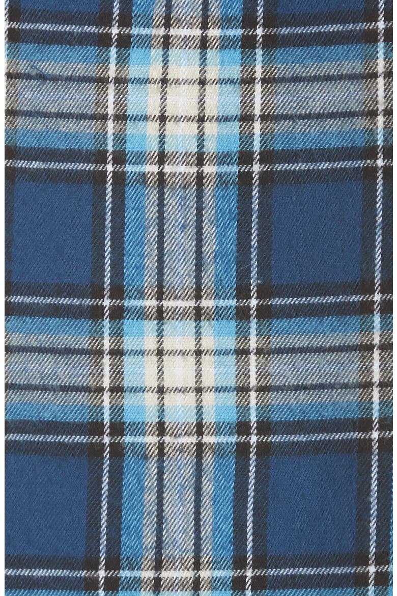 Mixed Plaid Flannel Blouse, Alternate, color, RED