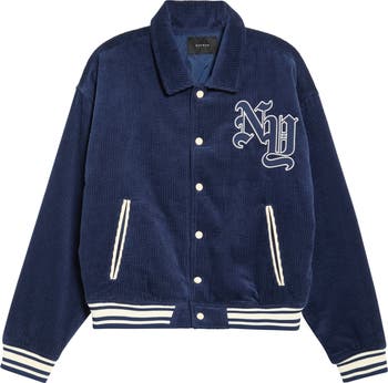 NY Corduroy Varsity Jacket