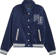 PacSun NY Corduroy Varsity Jacket