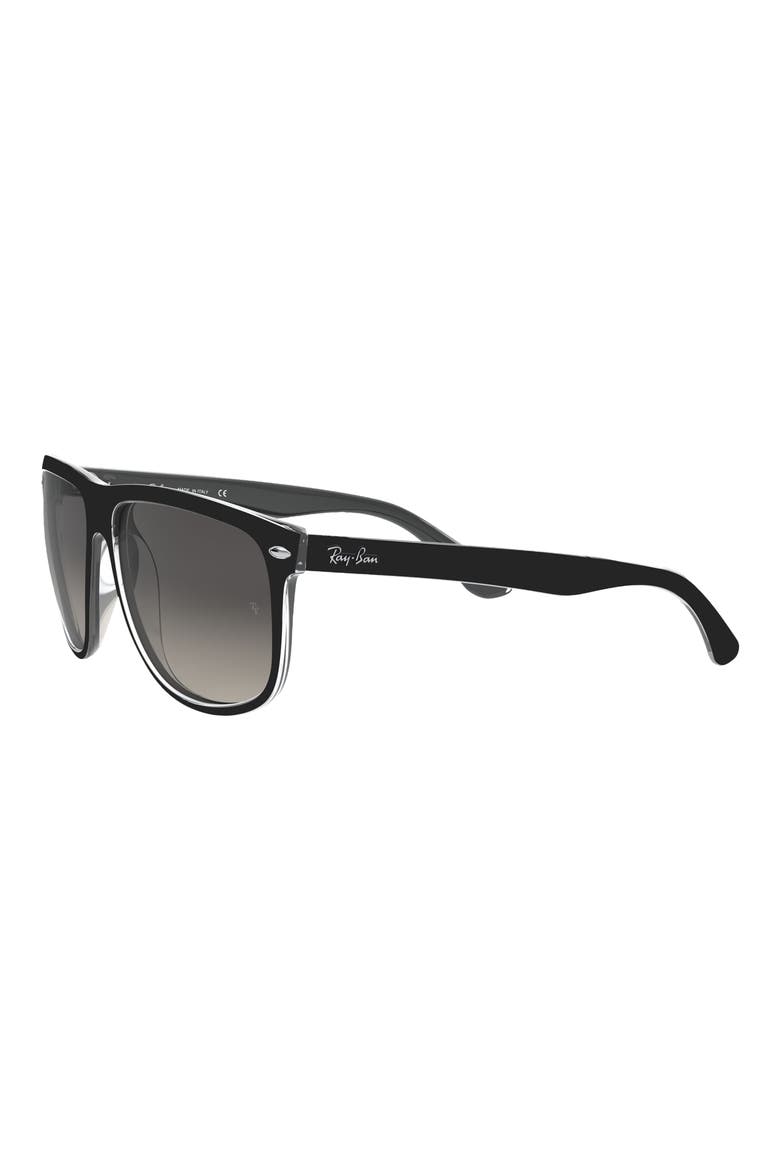 Boyfriend 60mm Flat Top Sunglasses, Alternate, color, GRY GRD