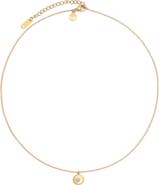 Petit Moments Birthstone Disc Pendant Necklace