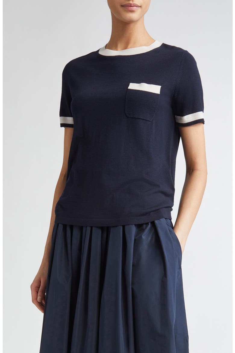 Egidio Pocket Tipped Virgin Wool Sweater, Main, color, ULTRAMARINE