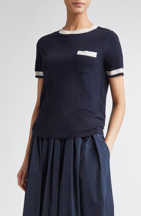 Egidio Pocket Tipped Virgin Wool Sweater