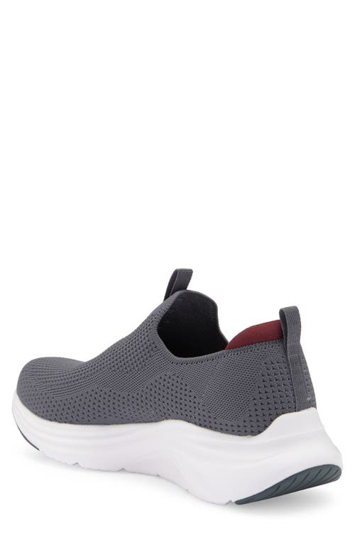 Skechers Vapor Foam Sneaker In Charcoal/red