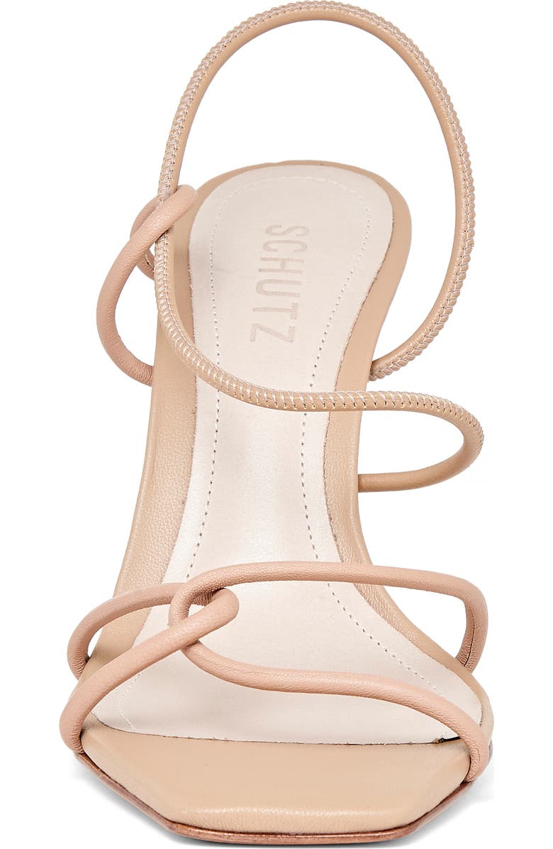 Schutz Colette Strappy Square Toe Slingback Sandal, Alternate, color,