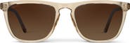 WMP Eyewear Wesley - 53mm Modern Rectangular Polarized Sunglasses