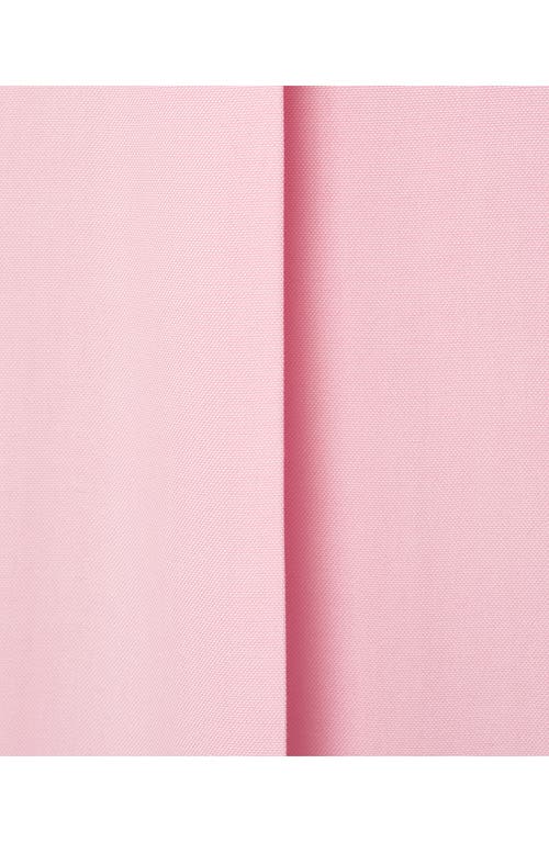 Mango Pleat Front Wide Leg Pants In Pink