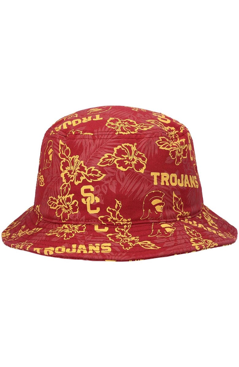Reyn Spooner Men's Reyn Spooner Cardinal USC Trojans Floral Bucket Hat, Alternate, color, 