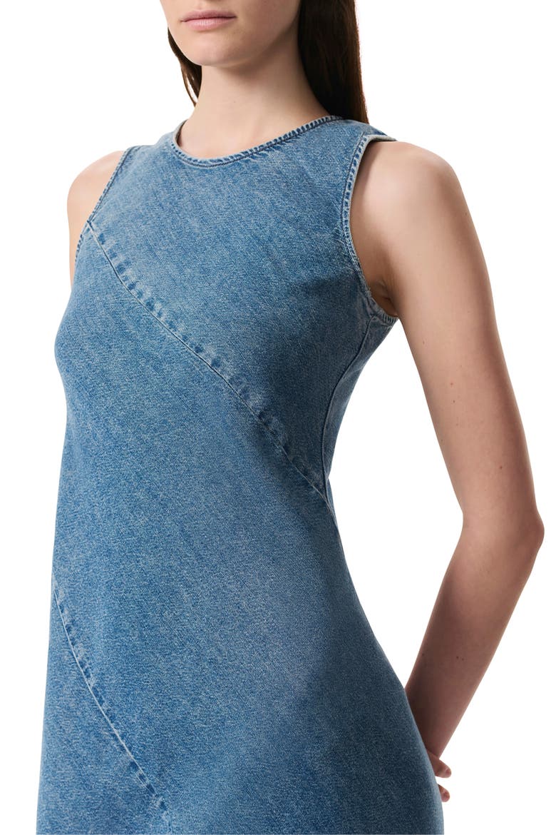 Lisbon Featherweight Denim Midi Dress, Alternate, color, WAVERLY