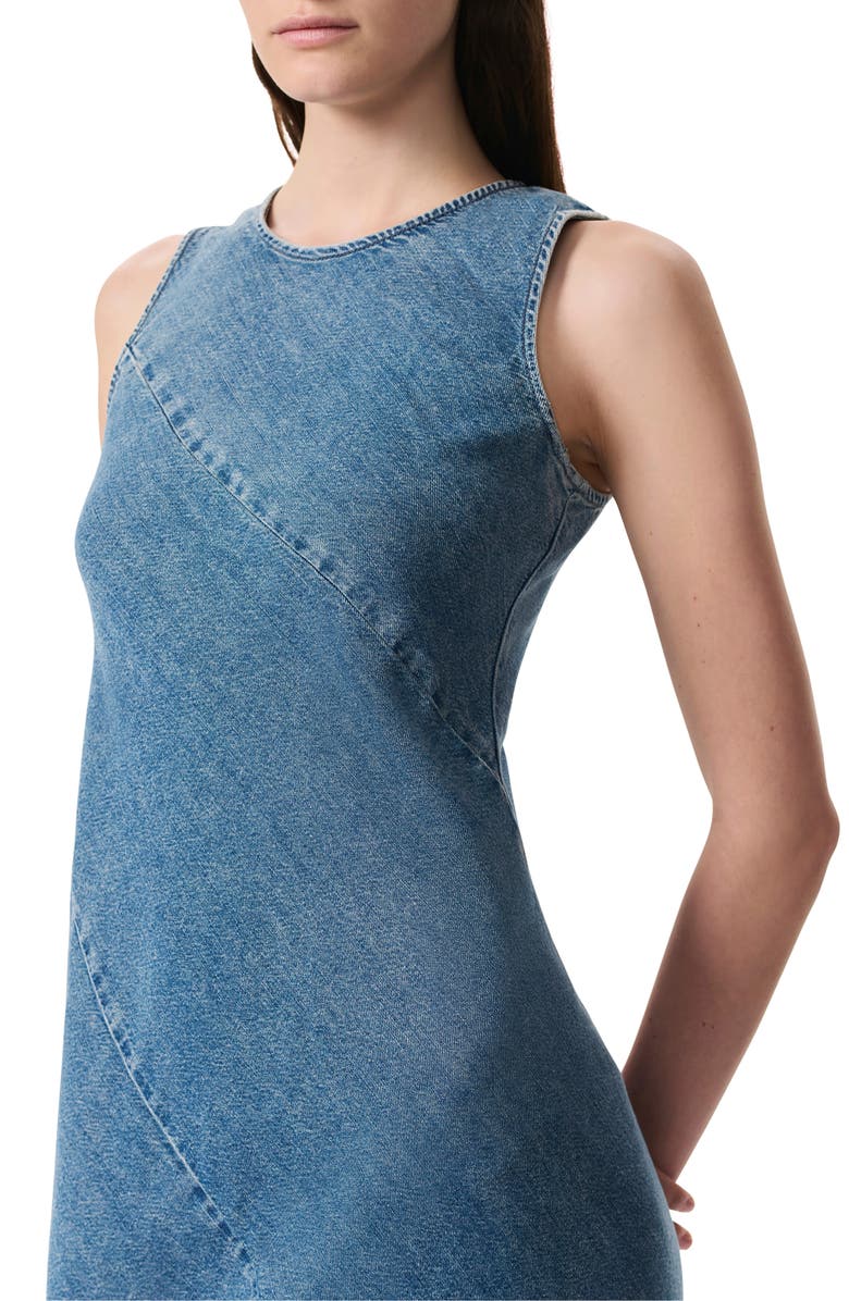 rag & bone Lisbon Featherweight Denim Midi Dress, Alternate, color, 