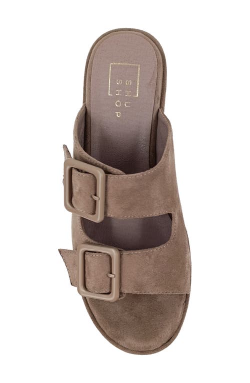 Shushop Graceland Platform Sandal In Brown