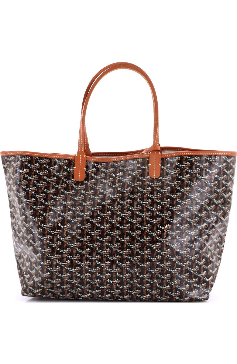 Pre-Owned Goyard Saint Louis Tote Coated Canvas PM, Alternate, color, Brown