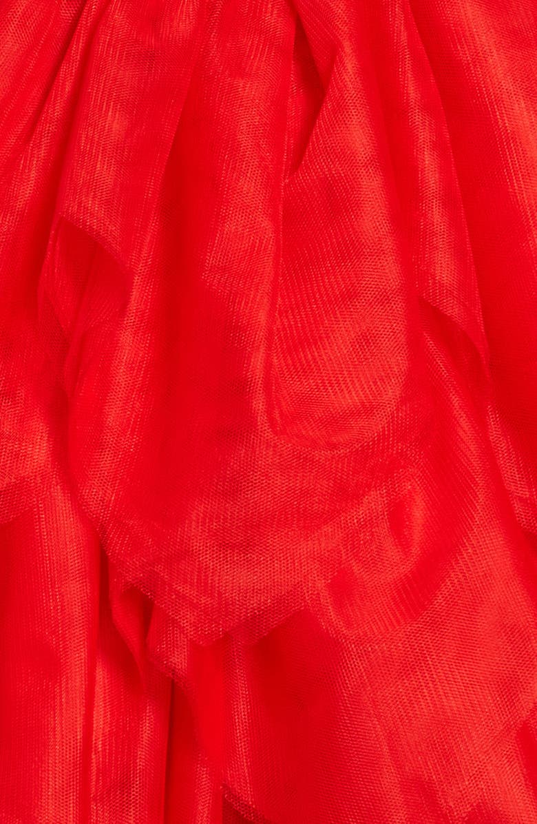 Lola + The Boys Kids' Gigi Faux Feather Dress, Alternate, color, 