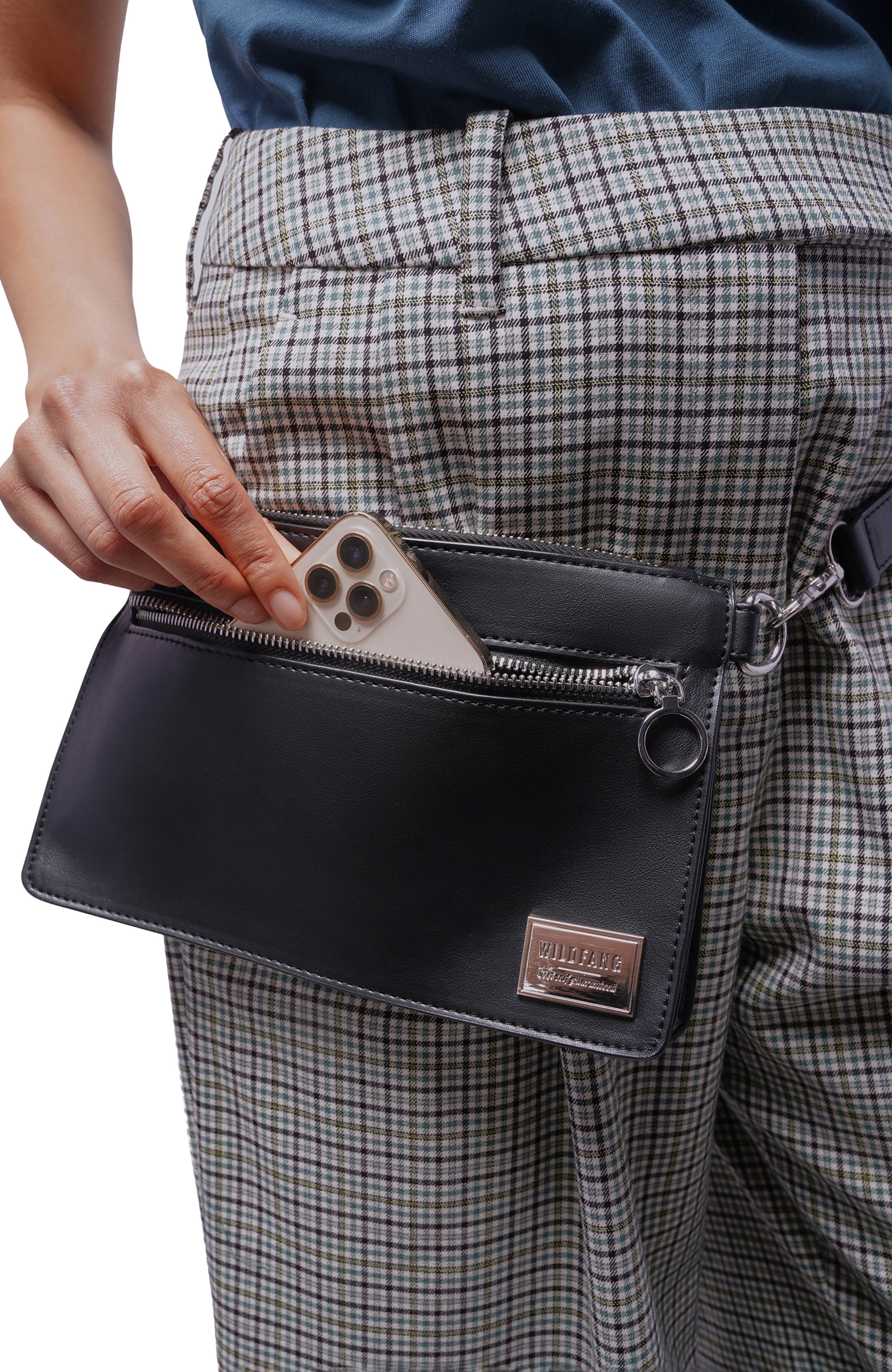 WILDFANG The Everyday Zipper Belt Bag, Alternate, color, Black