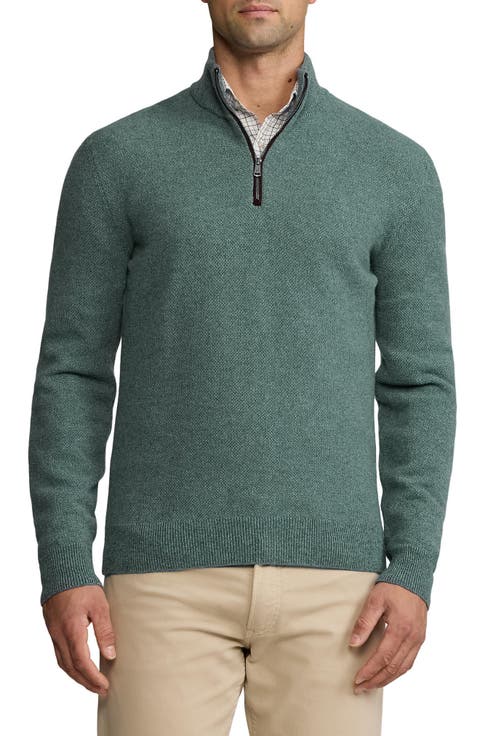 Men's 100% Cashmere Quarter Zip Sweaters | Nordstrom